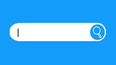 search bar with magnifying glass icon