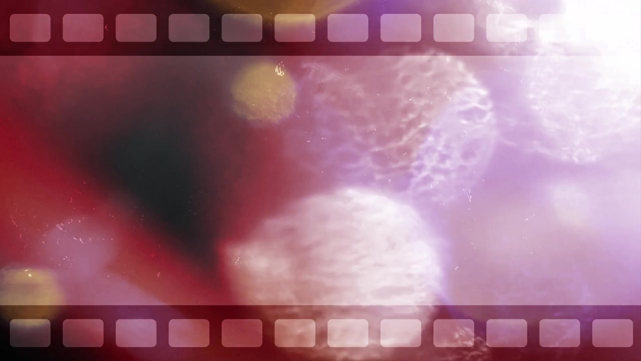 ヴィンテージフィルムリールオーバーレイ ライトリークとグレイン