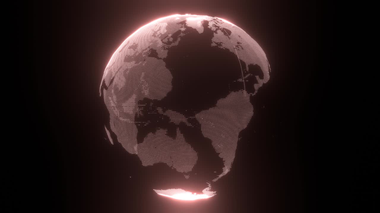 el planeta tierra girando.