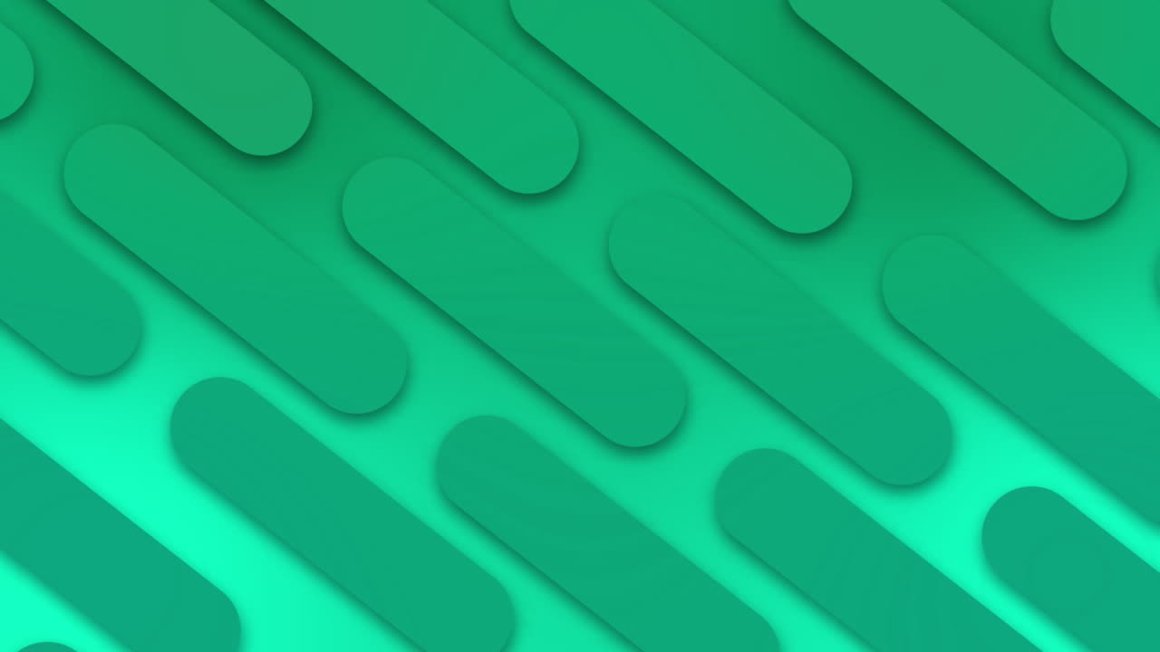 formas ovaladas turquesas que se mueven diagonalmente en un bucle sin costuras
