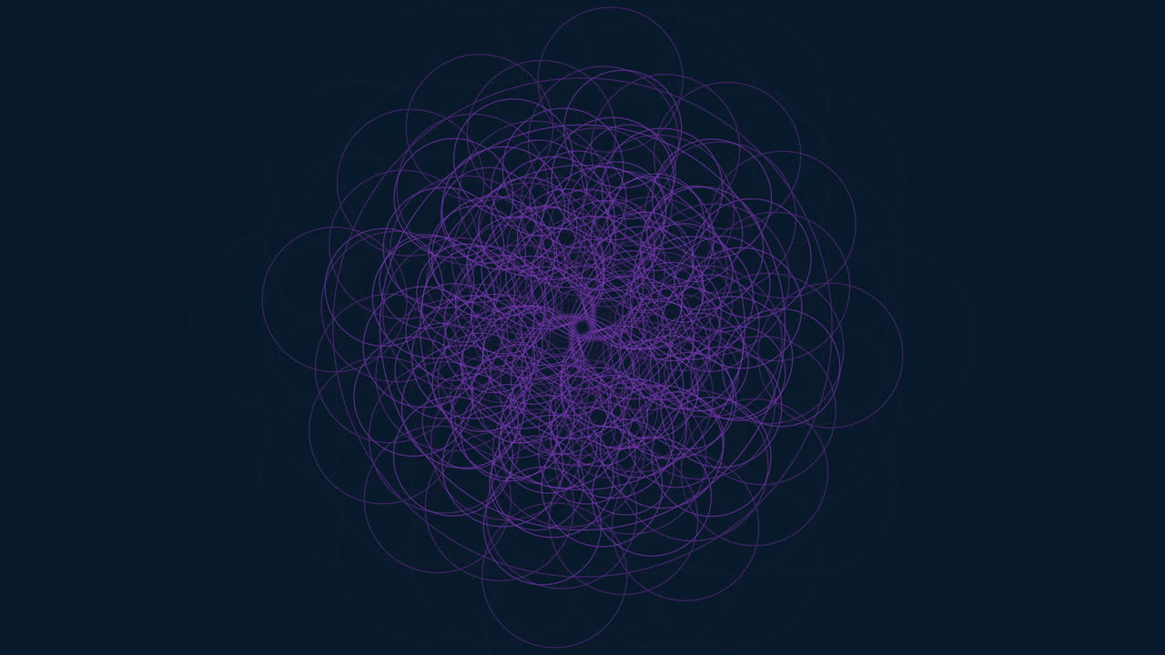 líneas futuristas en espiral y hélice en el espacio oscuro