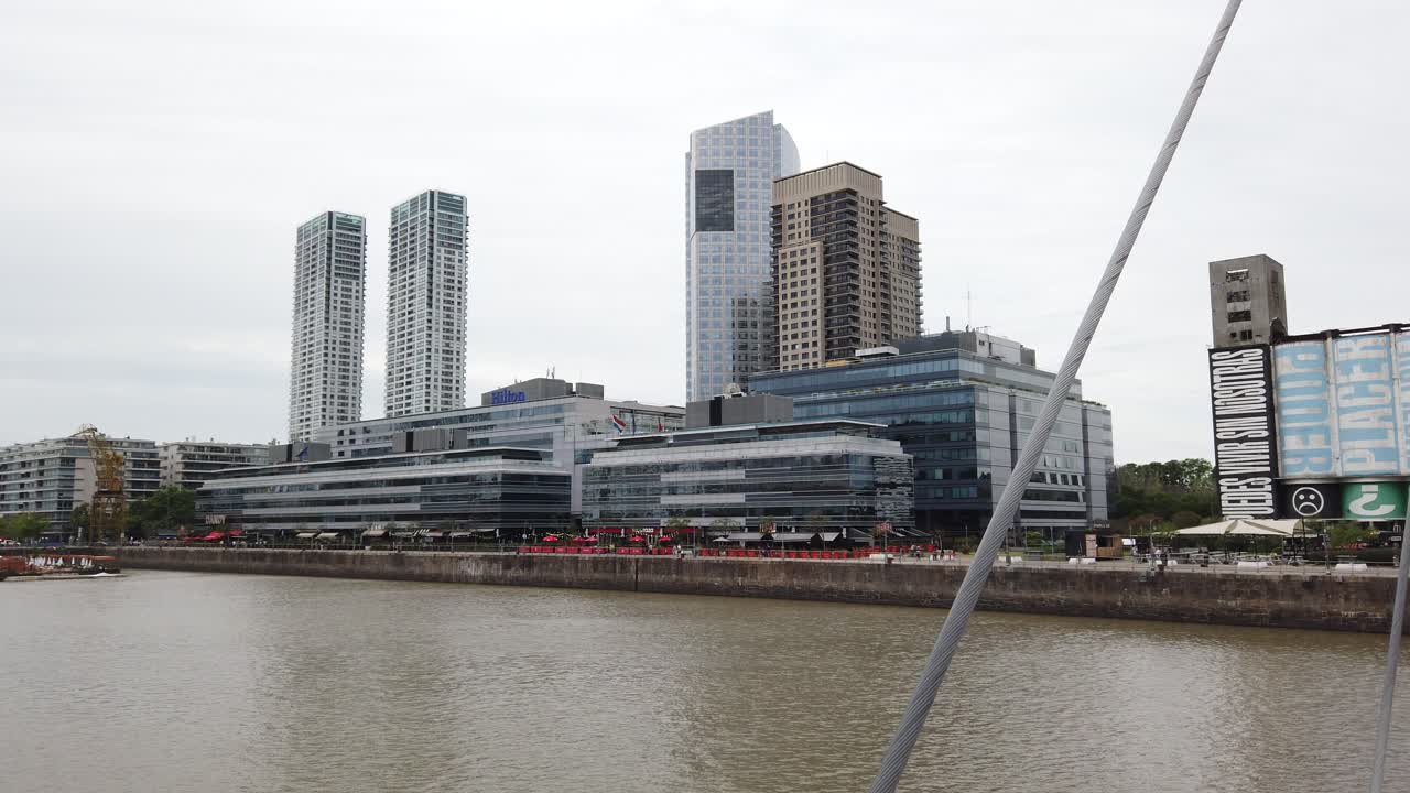 Buenos Aires Cityscape: Modern Skyscrapers and Waterfront Views
