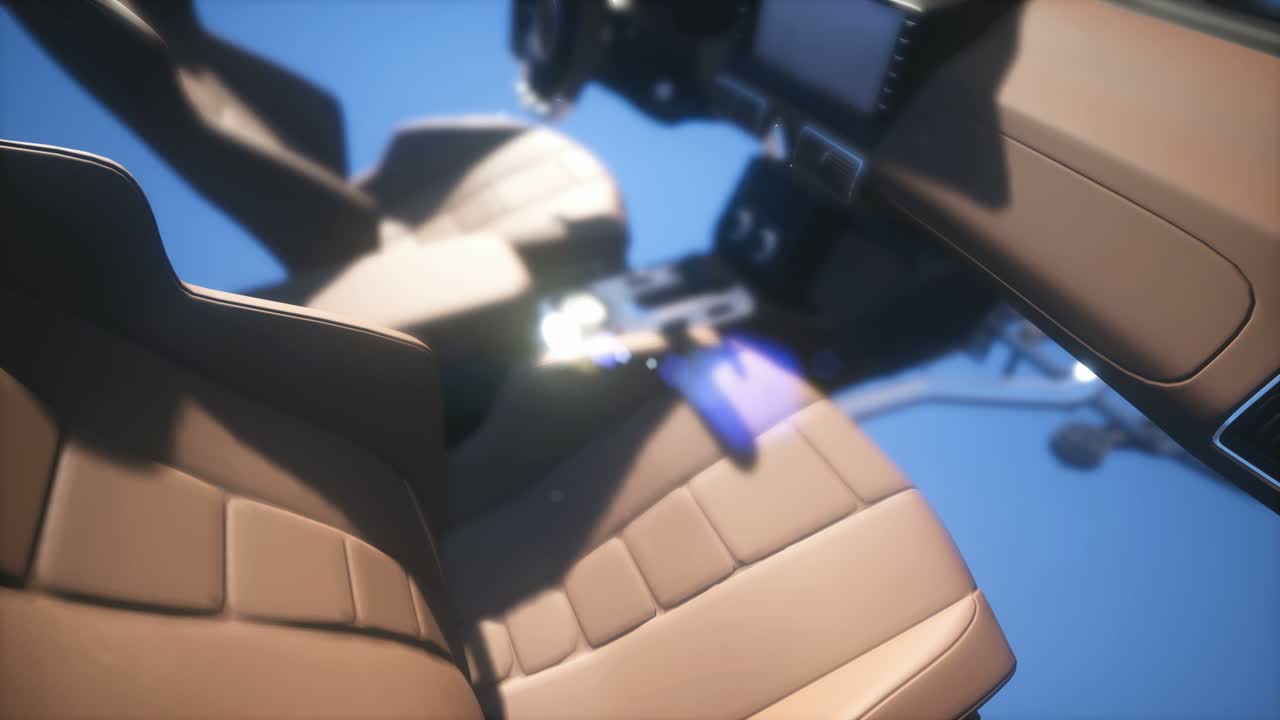 interior detallado del coche