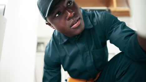 plumber repairing plumbing