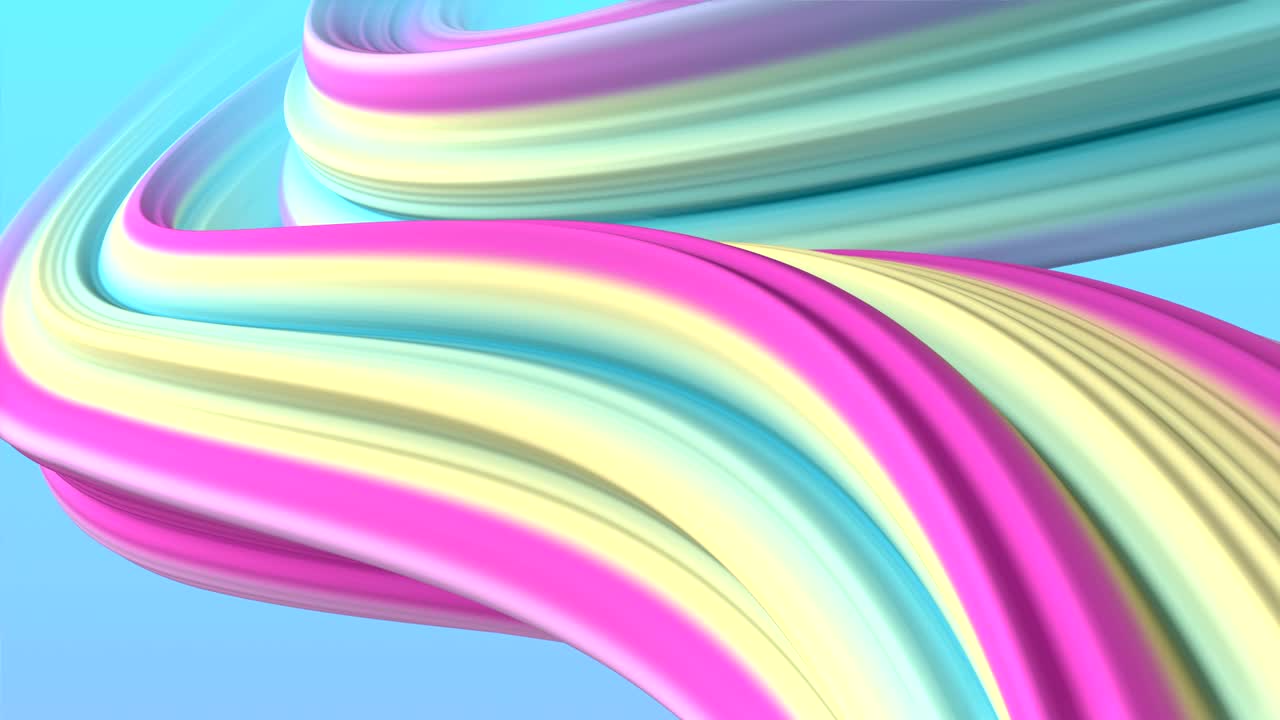 추상적인 파동 패스텔 페인트 색상