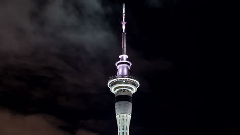 el lapso de tiempo de la torre del cielo de nueva zelanda