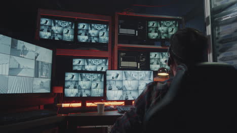 security surveillance control room