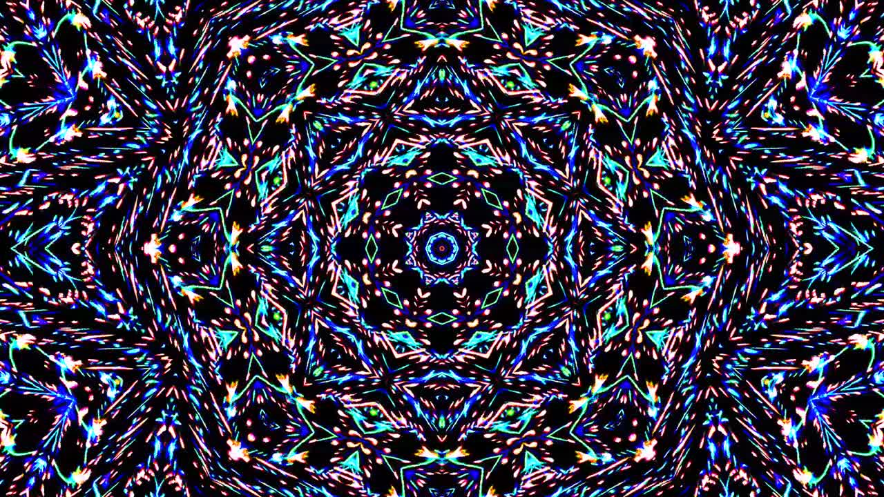 lindas linhas abstratas brilhando luz brilhante definido suave vermelho azul movimento de cor em fundo preto