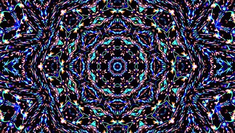 hermosas líneas abstractas brillando luz brillante conjunto suave rojo azul movimiento de color en fondo negro