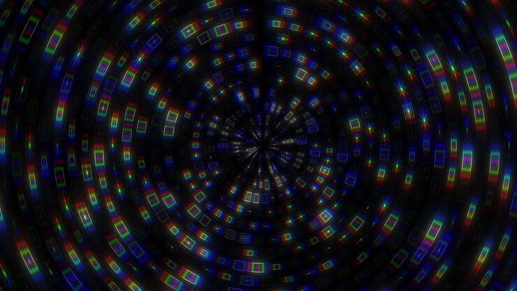 This image showcases a vibrant spiral pattern created from colored lines, making it suitable for use as a background or in artistic designs