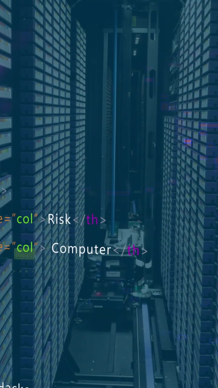 Animation of computer data processing over computer servers