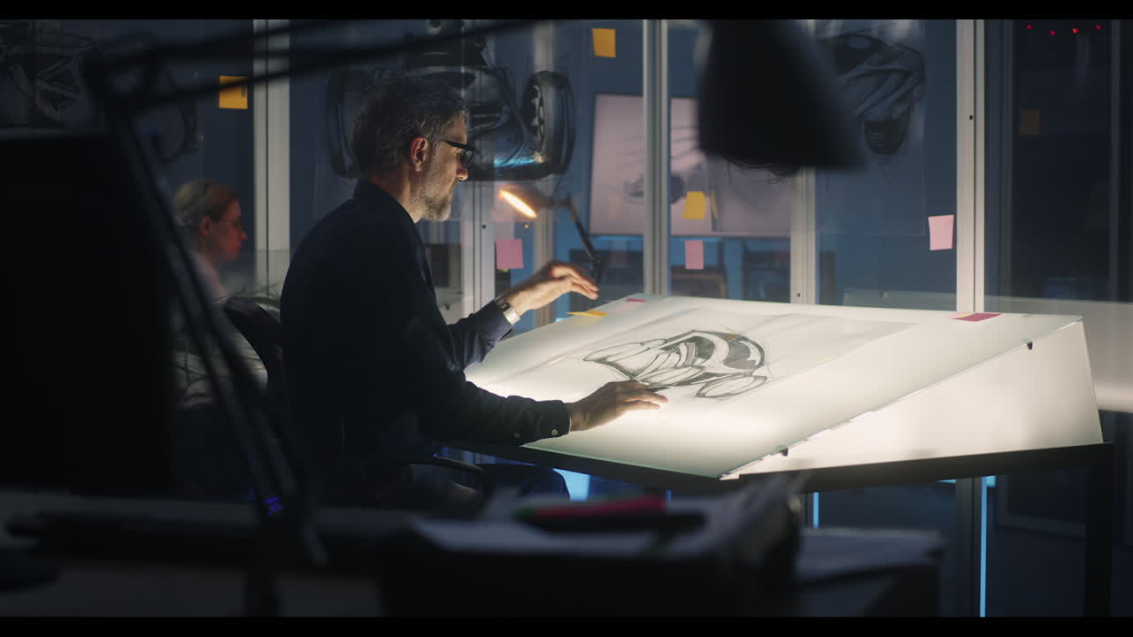 Automotive Designer at Work