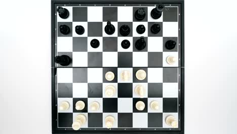 chess game top view