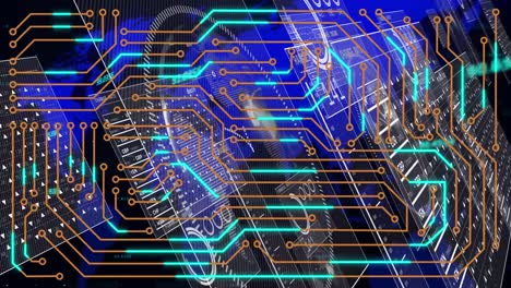 Animation-of-world-map-over-data-processing