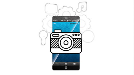 marketing en redes sociales con teléfono inteligente