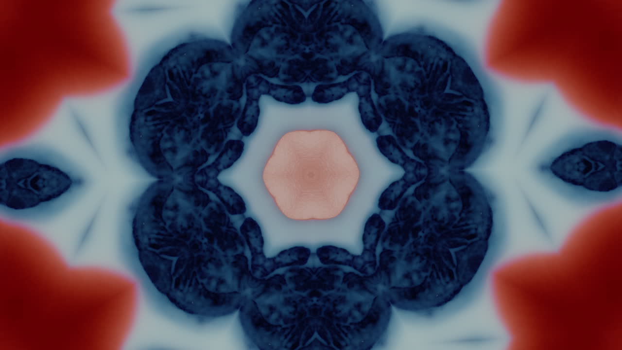 patrón de kaleidoscopio abstracto