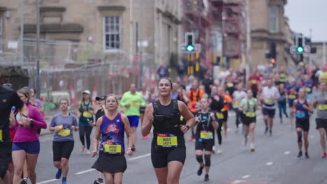 city road race, female competitors, personal achievements, people event
