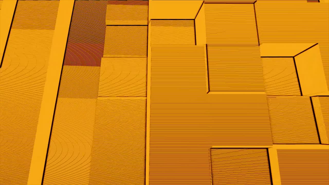 bloques abstractos geométricos de color naranja