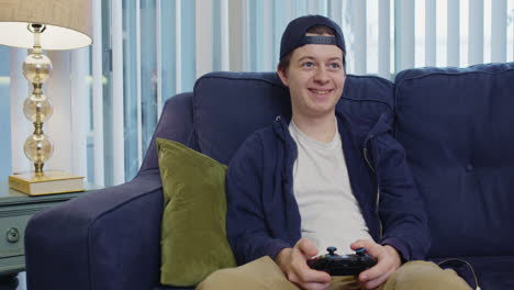 Young-man-plays-video-games-happily