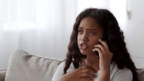 teenager arguing on phone