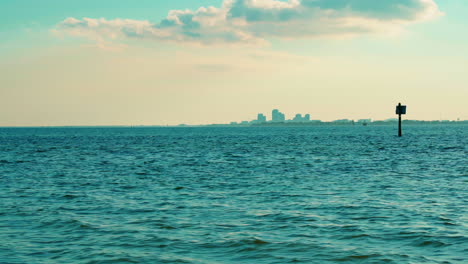 view of st petersburg florida, from tampa bay