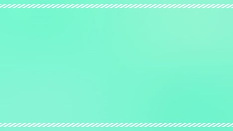 light green gradient background and diagonal striped line frame