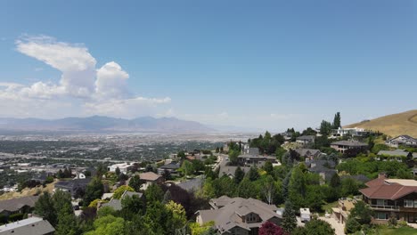 vista aérea de salt lake city utah