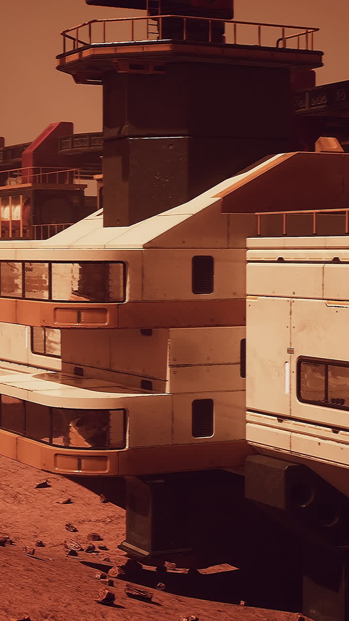 Pioneering base for colonizing mars