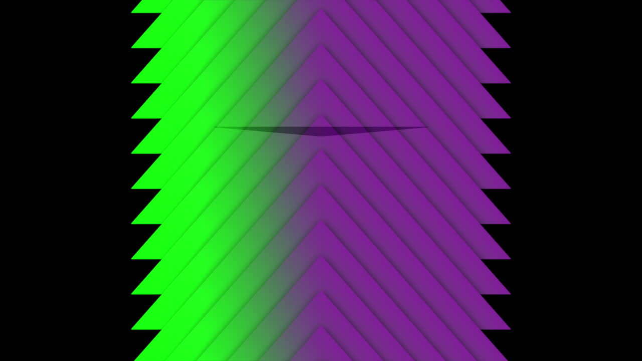 gradiente de patrones de triángulos púrpura y verde