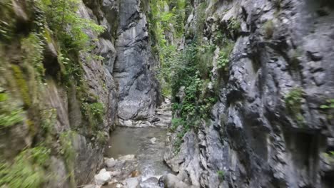 Extreme-Sport-Canyon-River-Aerial-Drone-Overhead