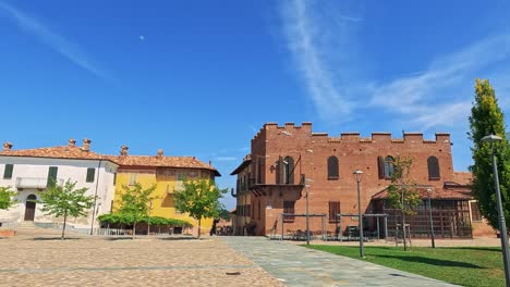 scenic view of historic buildings and clock tower