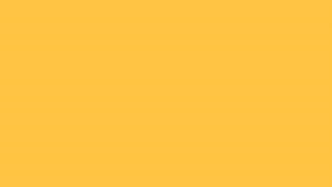 animación de texto covid 19 infección y aumento del número, y emojis sobre el documento de quema, en amarillo