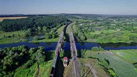 railway bridge over the river