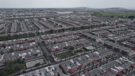 Vista-Aérea-Del-Barrio-Bajio-De-Groves-City