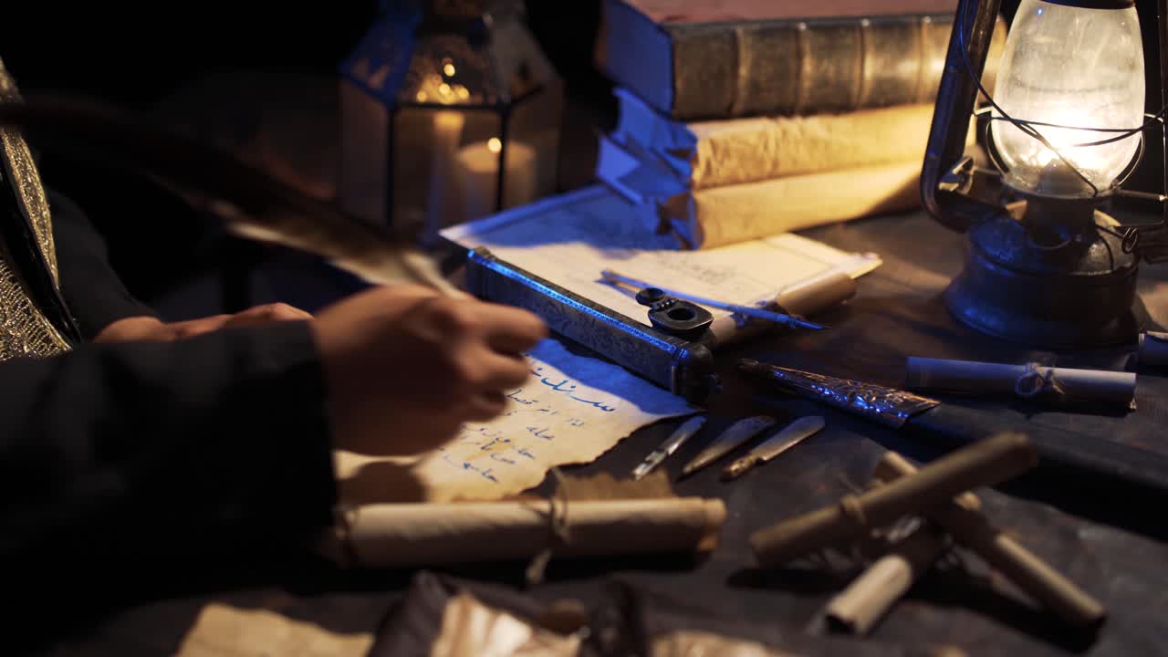 고대 아랍어로 쓰여진 글입니다.