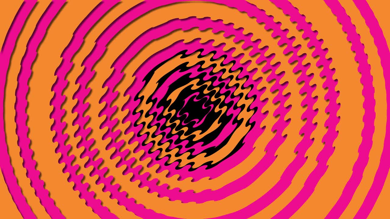 círculos de ondas vibratorias