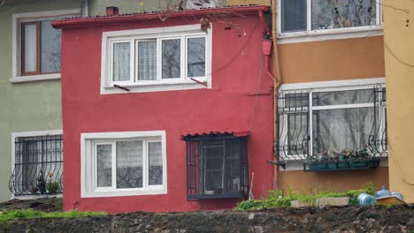 colorful buildings in a city