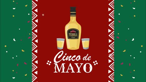 cinco de mayo con letras de tequila