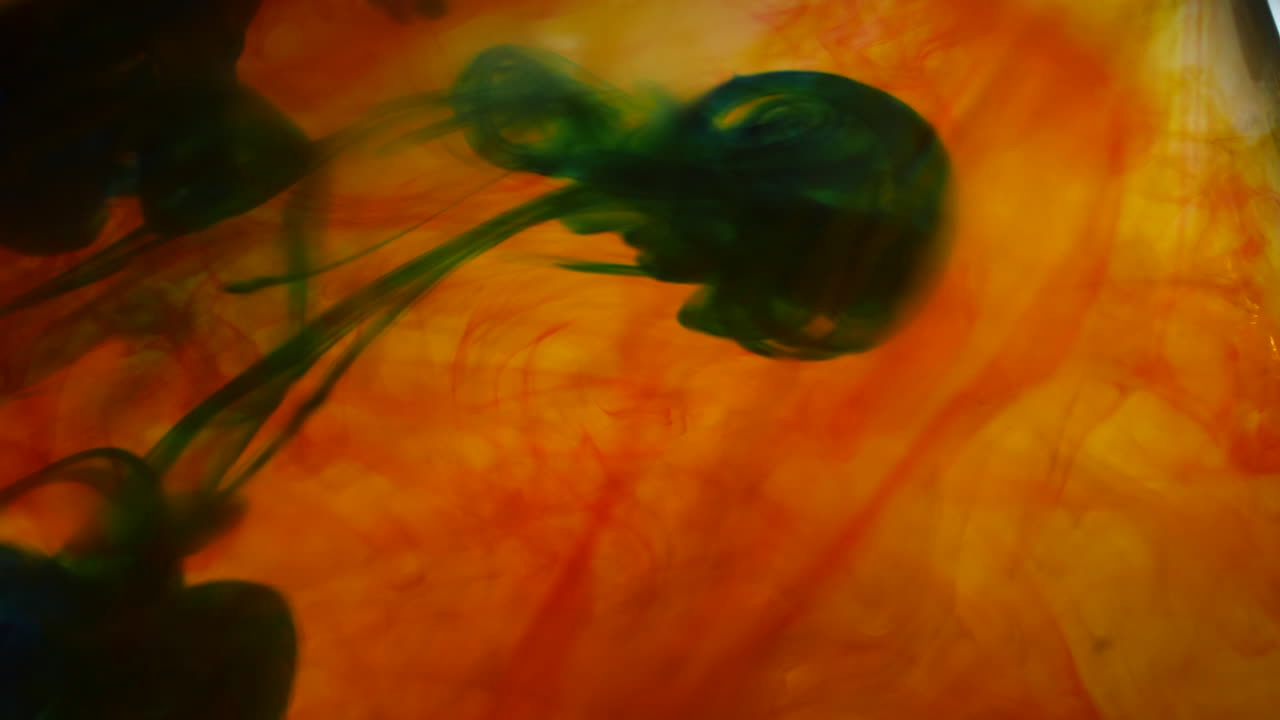 arte abstracto de pintura de color de agua