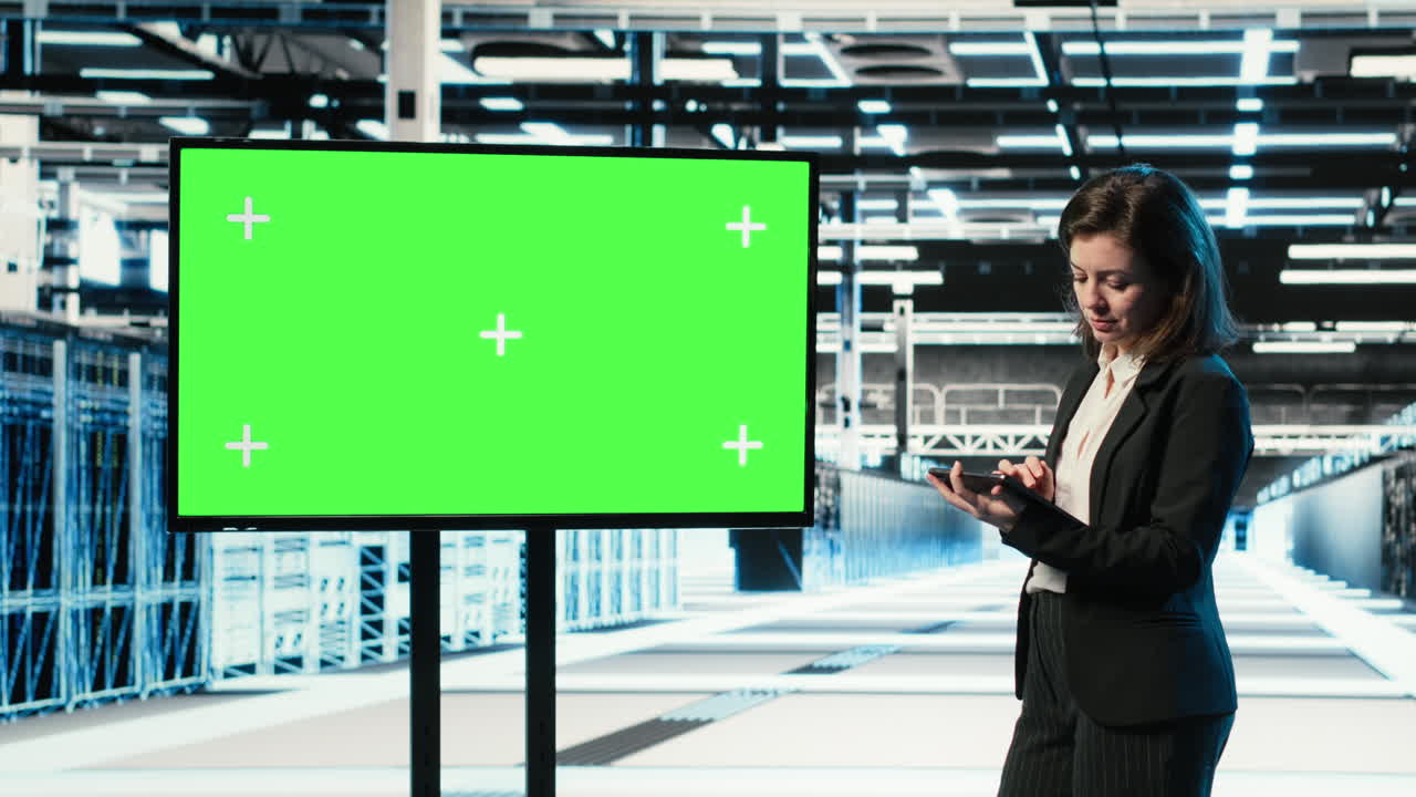 Mockup Monitor Used By Data Center Admin Configuring Rigs Using Ar Control Panel