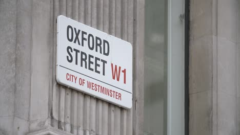 oxford street sign