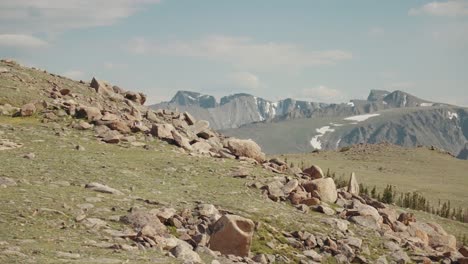 tundra rocks in rocky mountain national park