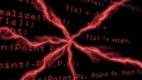 códigos de relámpagos y programas