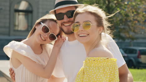 friends enjoying a sunny day out