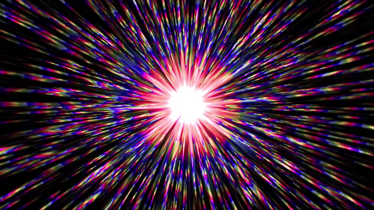 rayo de luz del sol bucle gráfico vj