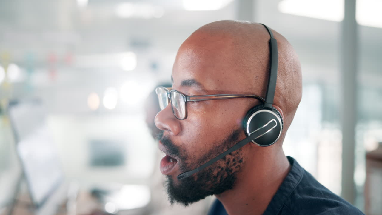 Businessman on Phone Call