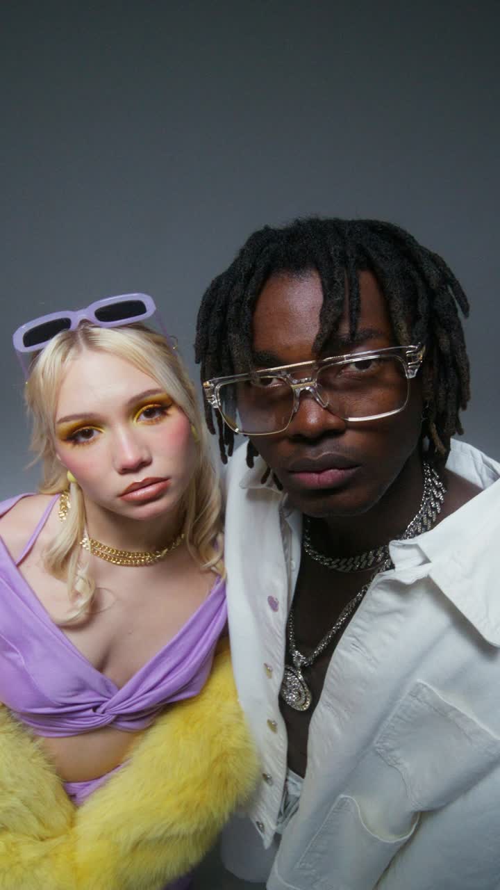 Fashionable Couple Portrait