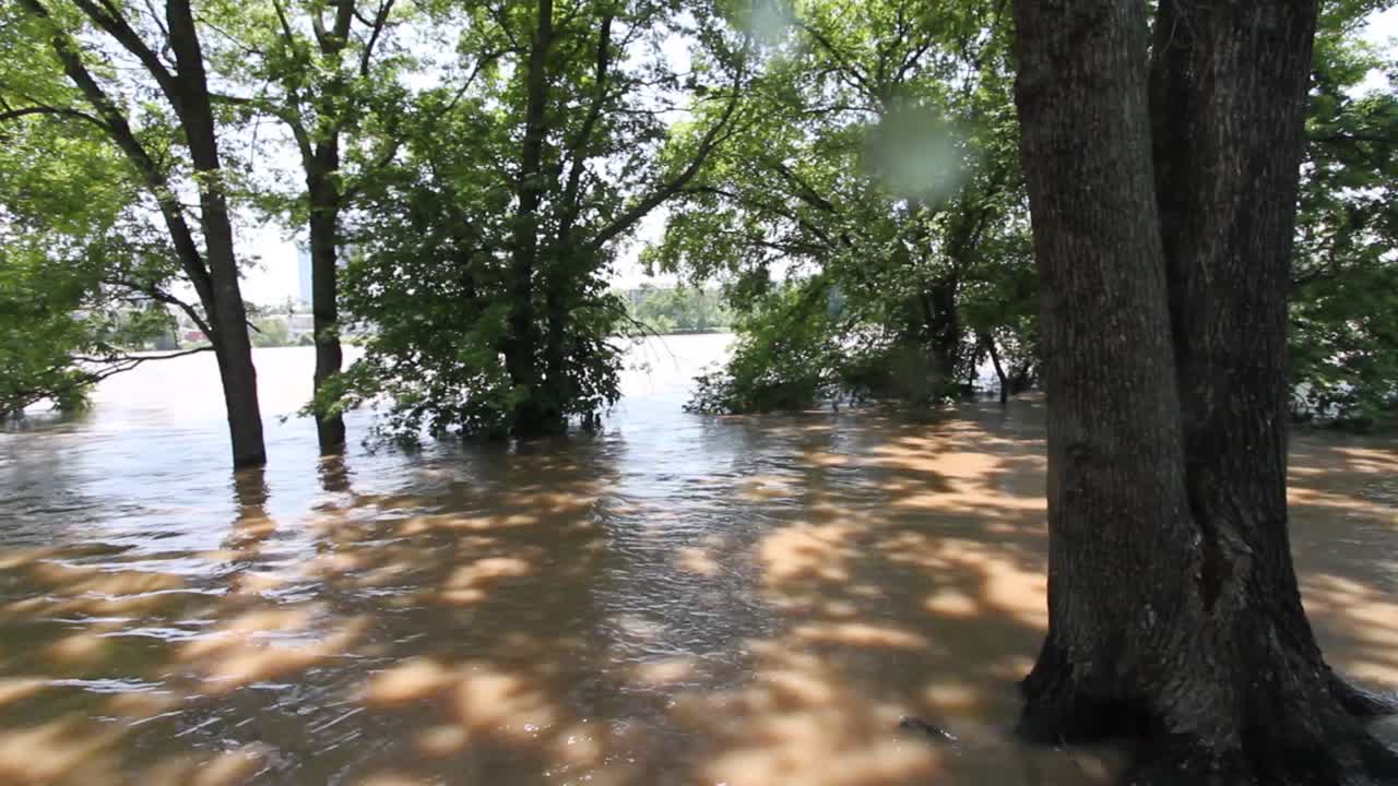 아칸소 강에 범람