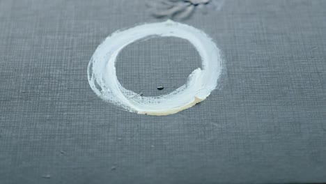 write zen circle, symbol of life in zen style