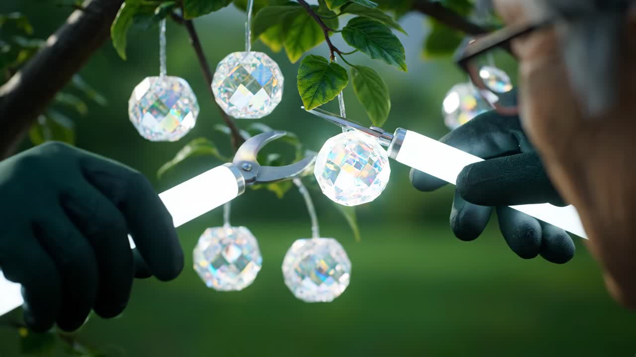 Decorating a Tree with Crystal Balls